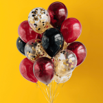 ballons confettis or pour arche de ballons