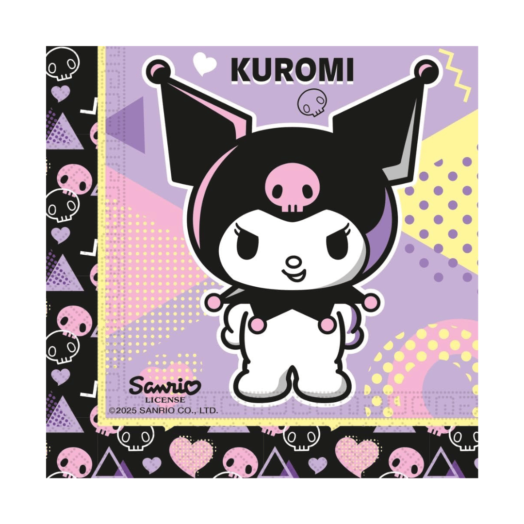 serviettes en papier hello kitty kuromi x20