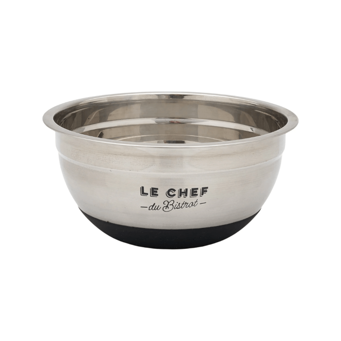 Bol mélangeur antidérapant en inox