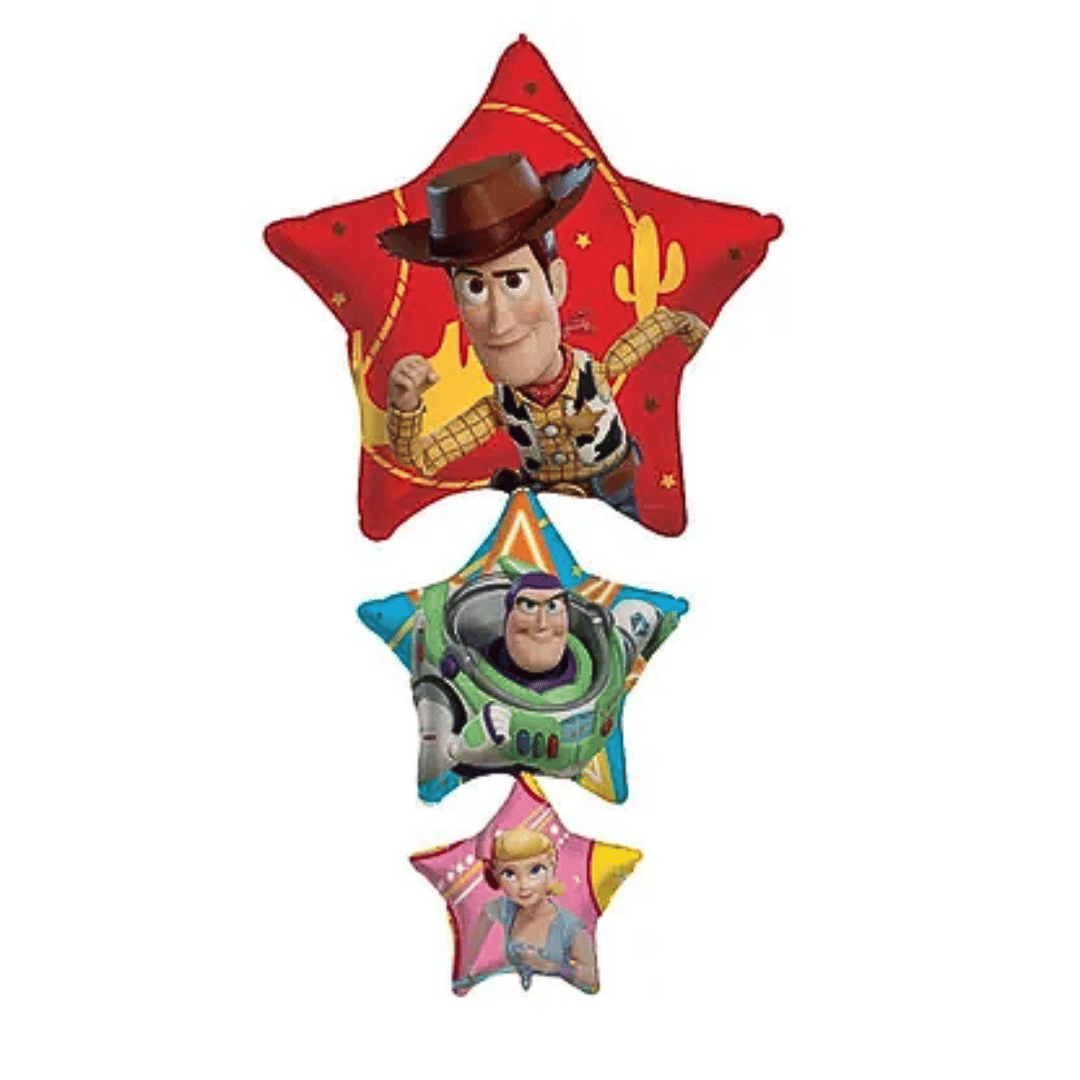 ballon anniversaire toy story géant en aluminium