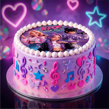 decoration gateau kpop dekora