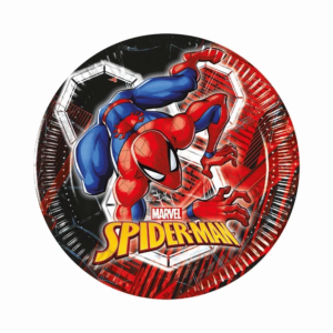 assiettes anniversaire spiderman 19,5 cm