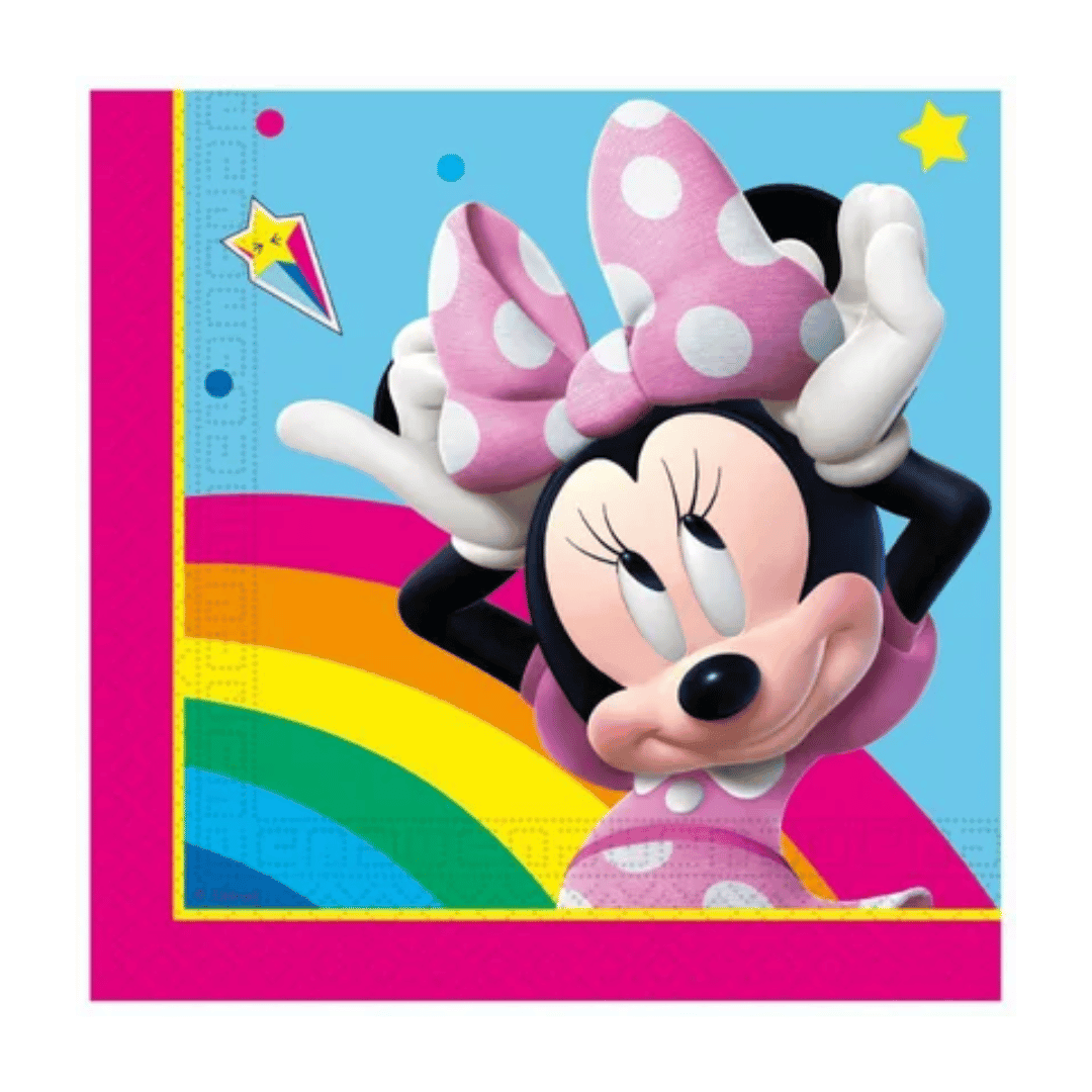 serviettes en papier minnie x20