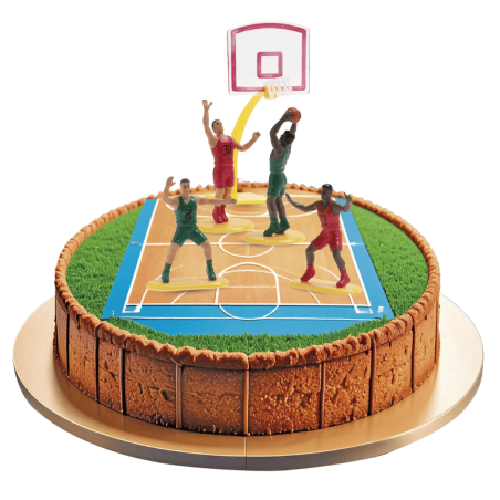 déco gateau basketball dekora