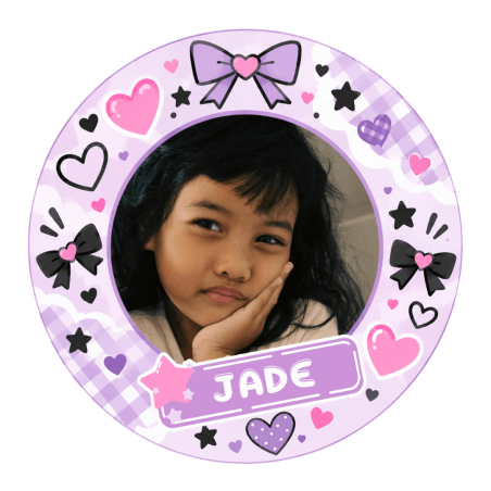 photo-personnalisable-theme-kawaii-ronde-20cm