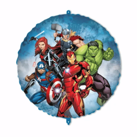 ballon en aluminium avengers de 46 cm pour anniversaire marvel