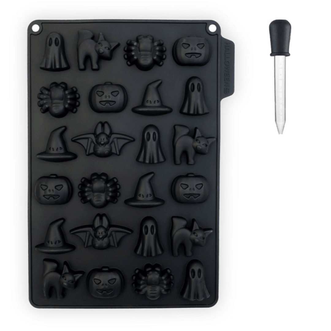 moule bonbon halloween avec pipette cecoa paris