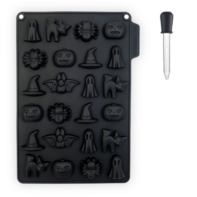 moule bonbon halloween avec pipette cecoa paris