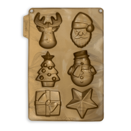 moule en silicone pour gateaux individuels de noel