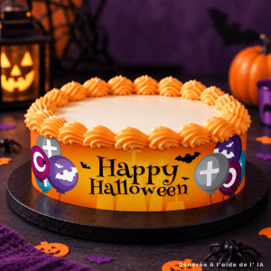 gateau-halloween-festif-contour-décoré