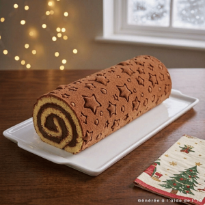 Plaque à génoise en silicone à motifs étoiles de noël
