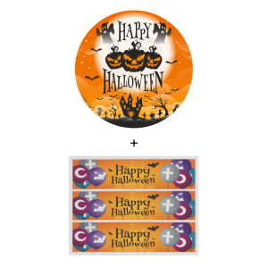 Kit azyme comestible d'Halloween
