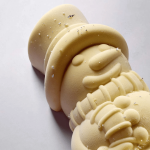buche glacée pavoni italia - bonhomme de neige