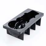 moule silicone buche de noel en forme de bonhomme de neige