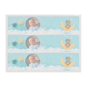 Contour bébé garçon personnalisable pour gâteau