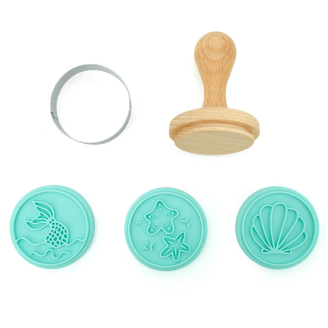 kit tampon à biscuits sirene - cecoa paris