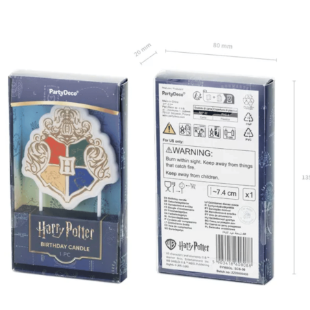 bougie décorative pour gateau harry potter