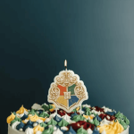 bougie décorative pour gateau harry potter