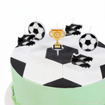 deco bougies anniversaire gateau football