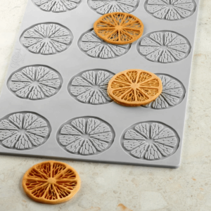 Moule à pâtisserie 3D rondelles de citron x12