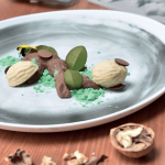 entremets noix en trompe œil