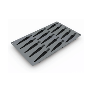 Moule pour faire des trompe l'oeil carotte - 15 empreintes
