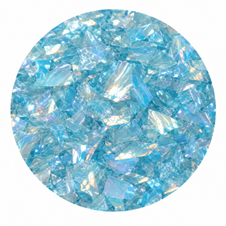paillettes a gateau comestibles azuglow bleu ciel