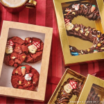 boite emballage dorées pour chocolats et cookies funcakes