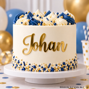 Gateau-anniversaire-avec-face-topper-or-miroir