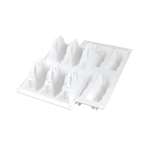 Moule pour mini buches Silikomart Dolomiti - 6 empreintes