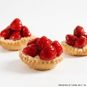 Fourrage fraises pour gâteaux - Pot de 560 g