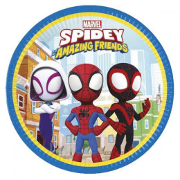 Décoration anniversaire spidey (vaisselle jetable)